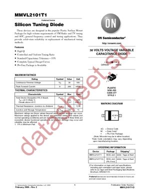 MMVL2101T1 datasheet  